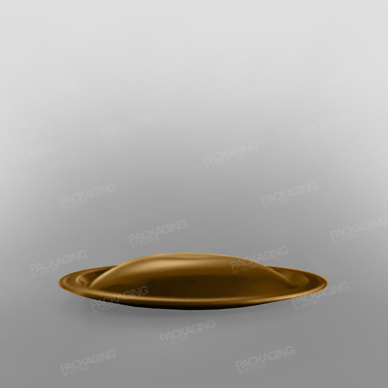 Plastic Gold Domed Presentation Plates - 290 x 290 x 35mm Internal