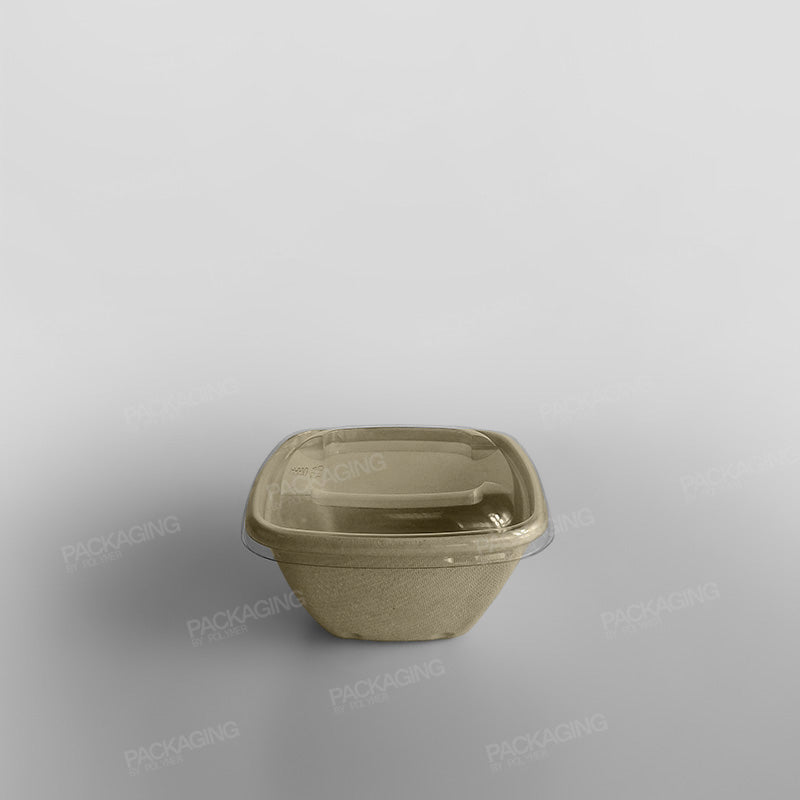 Sabert rPET Lid For Small Square Pulp Bowl