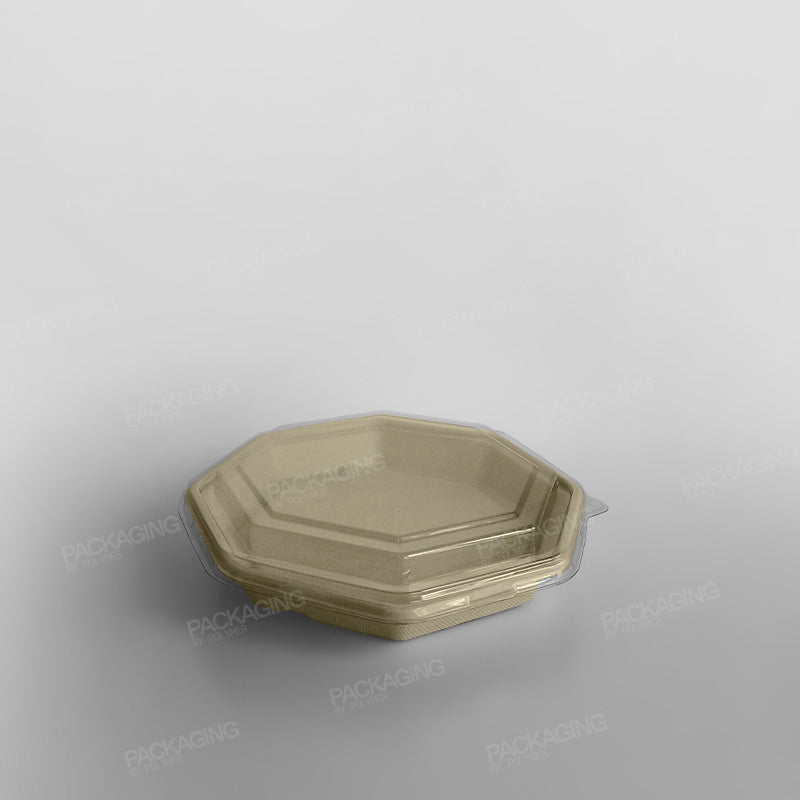 Sabert rPET Lid For Octagonal Pulp Plate