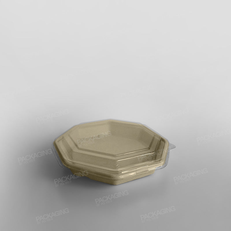 Sabert Octagonal Pulp Plate - 830ml
