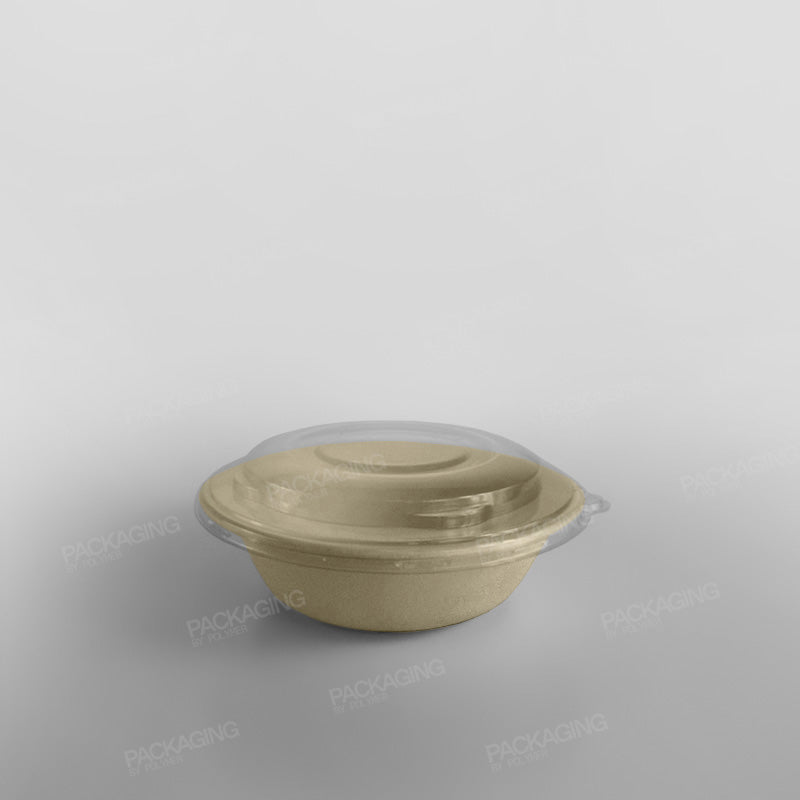 Sabert Domed rPET Lids For Wide Round Pulp Bowls