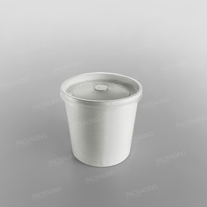 Dispo White Paper Soup Container