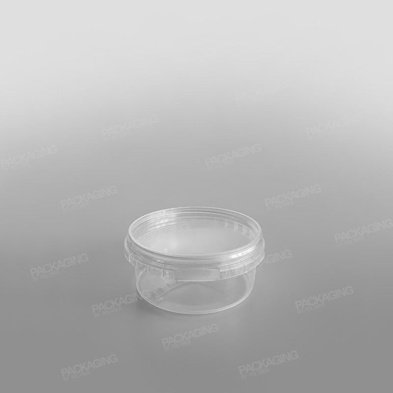Tamper-proof Clear Round Containers & Lids