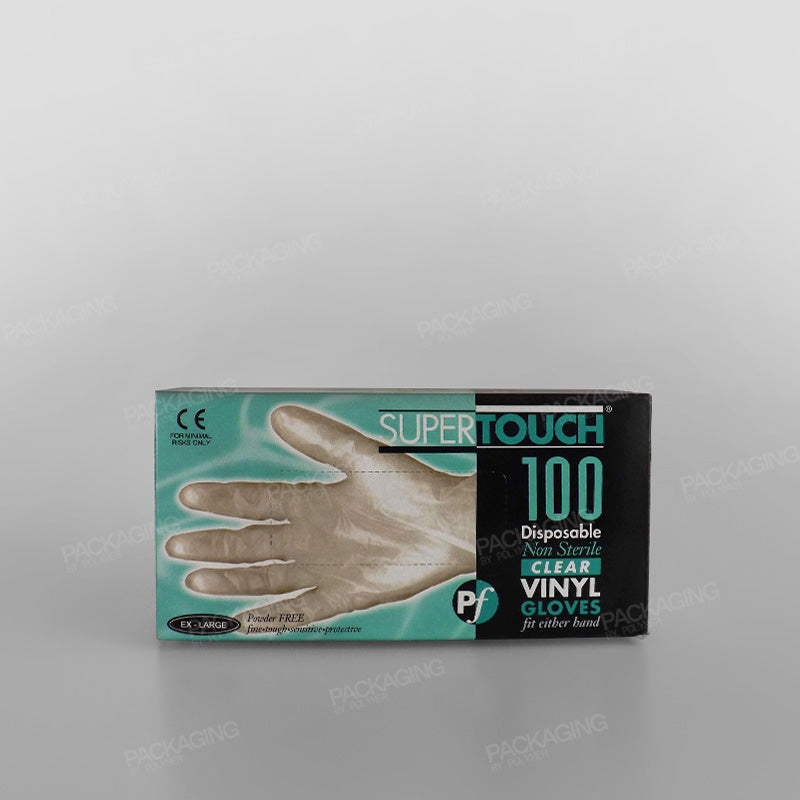Vinyl Gloves Clear, Powder Free