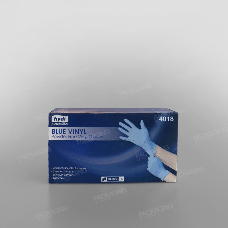 Vinyl Gloves Blue, Powder Free