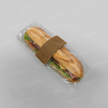 Kraft Baguette Collar With Perforated Film [60mm Diameter]
