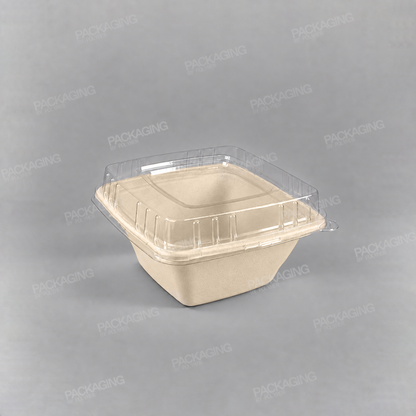 Compostable Sugarcane Pulp Square Bowls
