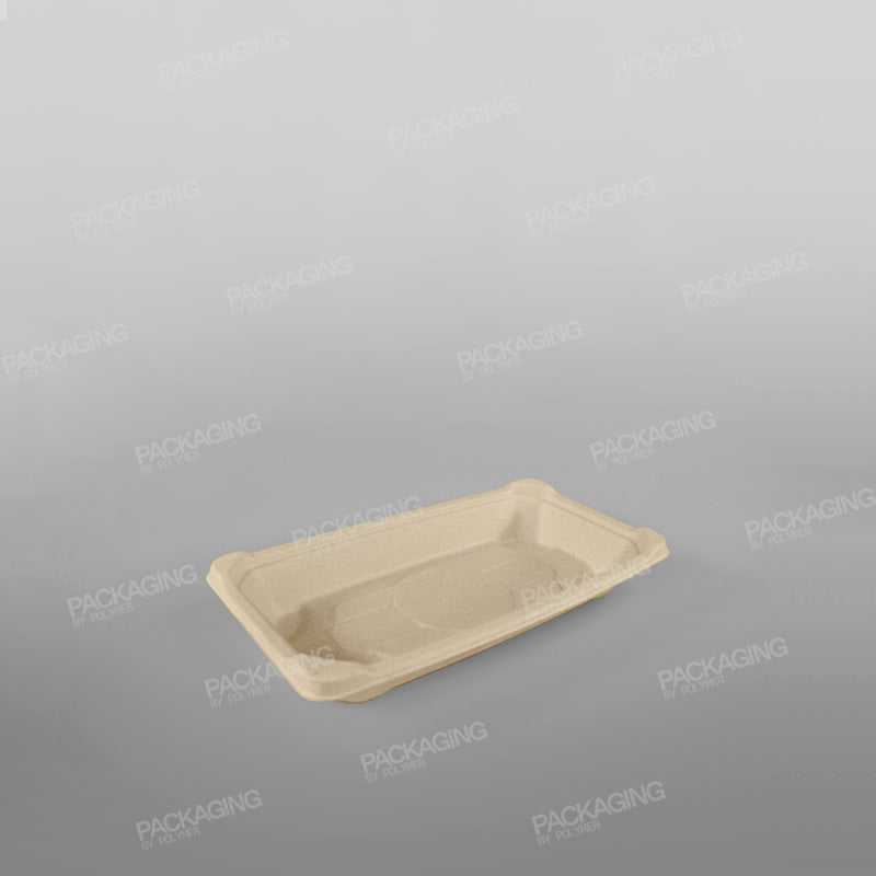 Compostable Bagasse Sushi Tray [Multiple Sizes]