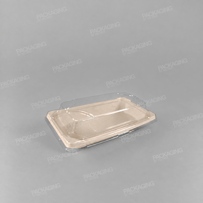 Compostable Bagasse Sushi Tray [Multiple Sizes]