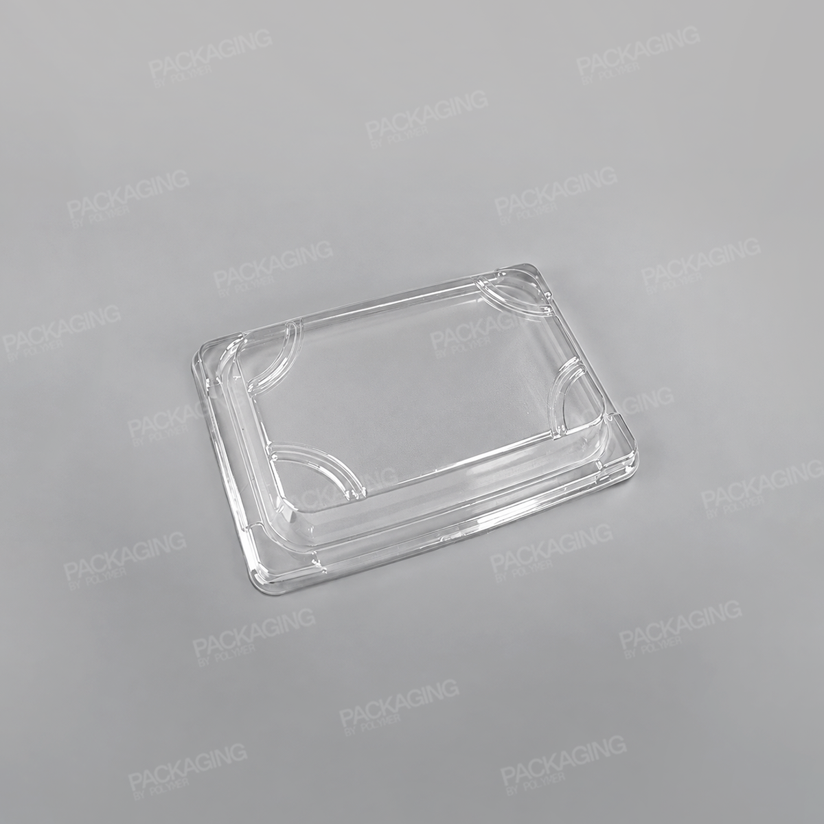 Recyclable PET Lid For Sushi Tray - Size - 185x130mm