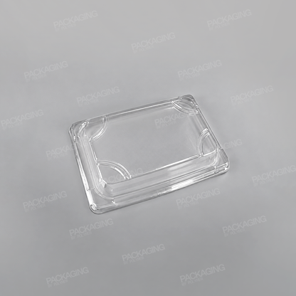 Recyclable PET Lid For Sushi Tray - Size - 185x130mm