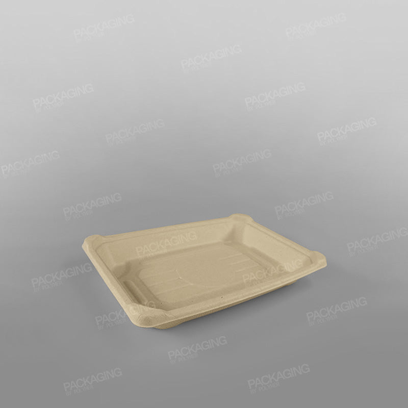 Compostable Bagasse Sushi Tray [Multiple Sizes]