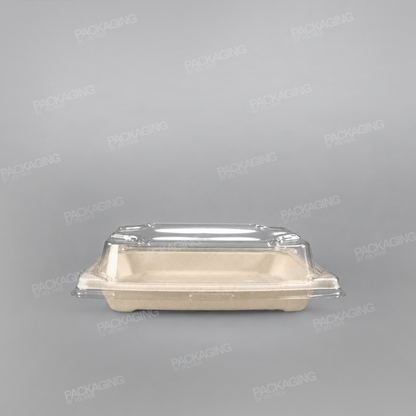 Recyclable PET Lid For Sushi Tray - Size - 185x130mm