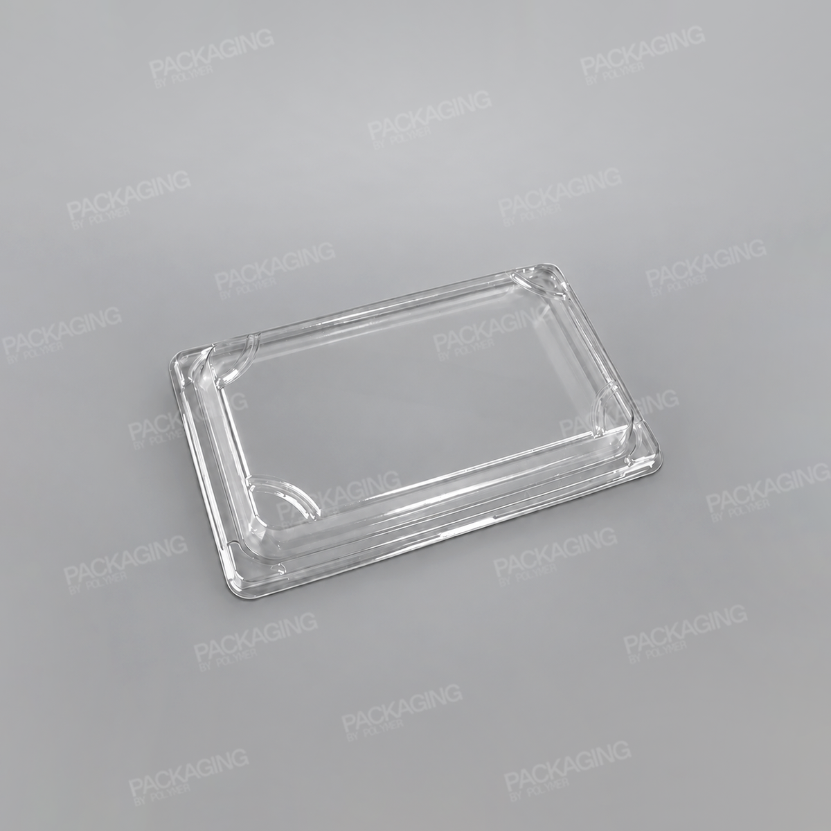 Recyclable PET Lid For Sushi Tray - Size - 238x146mm
