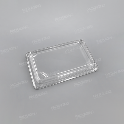 Recyclable PET Lid For Sushi Tray - Size - 238x146mm