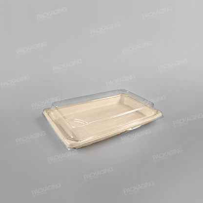 Compostable Bagasse Sushi Tray [Multiple Sizes]