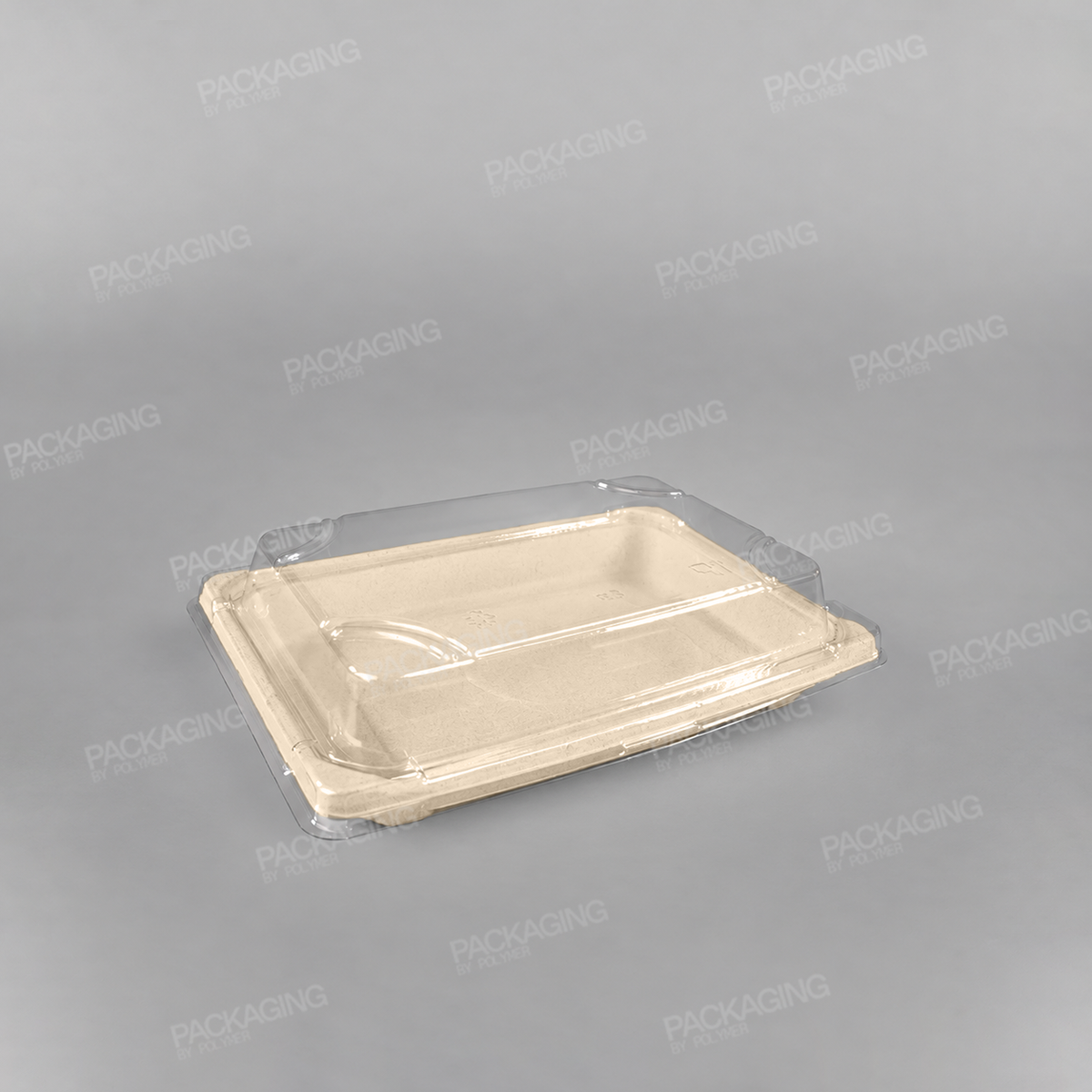 Compostable Bagasse Sushi Tray [Multiple Sizes]