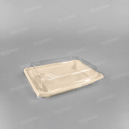 Compostable Bagasse Sushi Tray [Multiple Sizes]