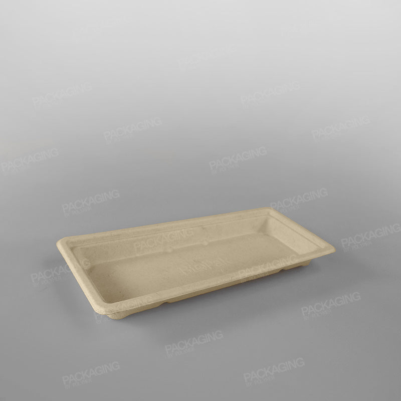 Compostable BioCane Sushi Tray - 221x91x24mm