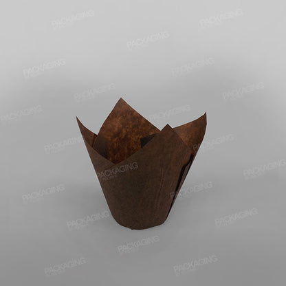 Bun Case Tulip Greaseproof Assorted Colours [175mm]