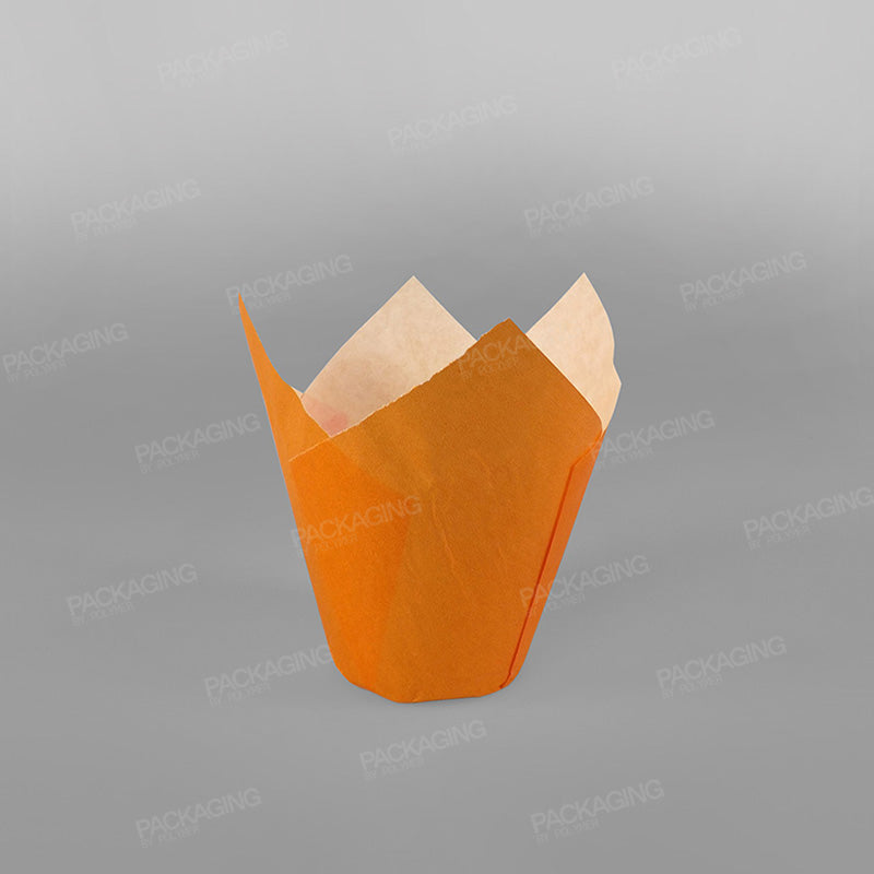 Bun Case Tulip Greaseproof Assorted Colours [175mm]