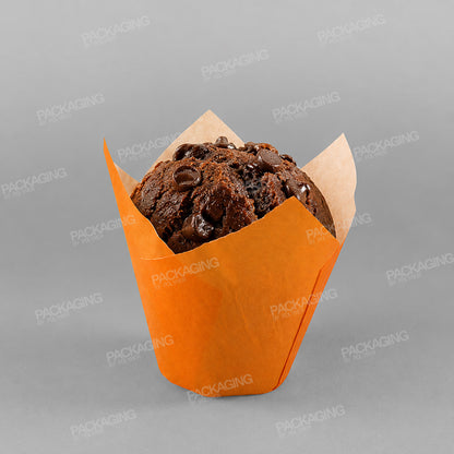 Bun Case Tulip Greaseproof Assorted Colours [175mm]