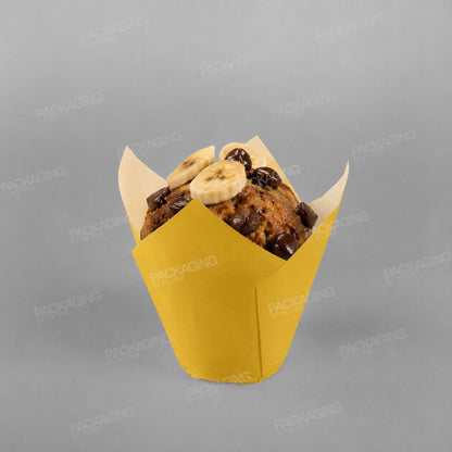 Bun Case Tulip Greaseproof Assorted Colours [175mm]