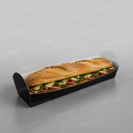 Kraft Baguette Tray [Black]