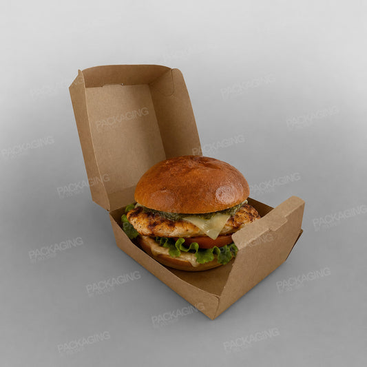 Clamshell Kraft Burger Box