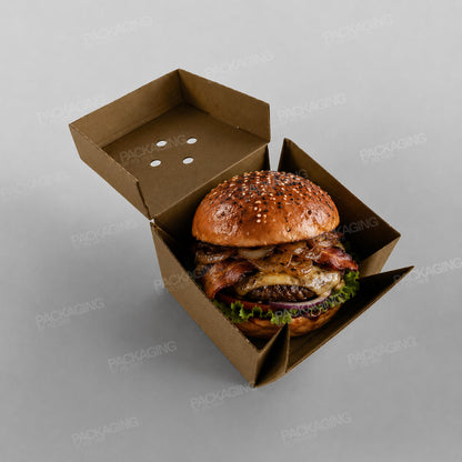 Corrugated Kraft Burger Box