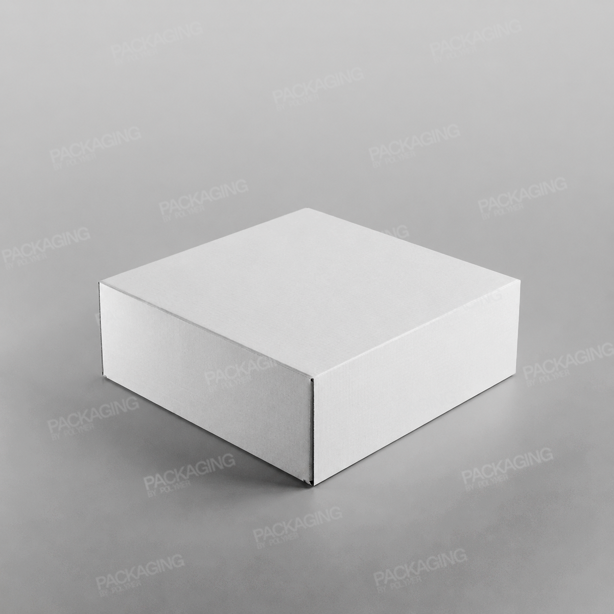 White Corrugated Cake Box