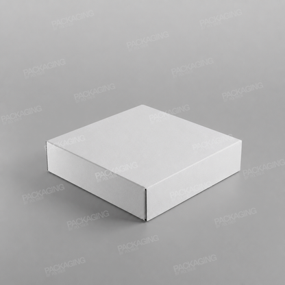 White Corrugated Cake Box