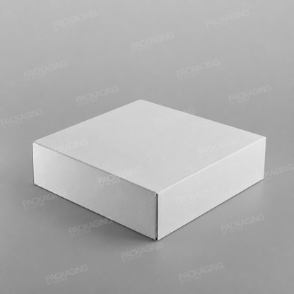 White Corrugated Cake Box