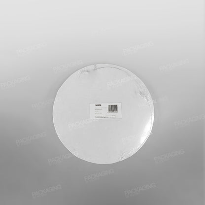 Cake Card White Round Masonite