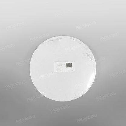 Cake Card White Round Masonite