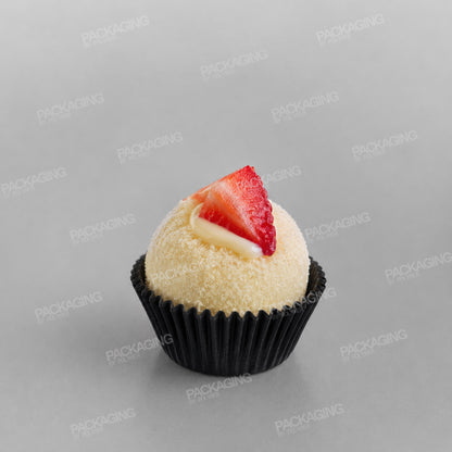Bun Case Plain Black - 44 x 25mm