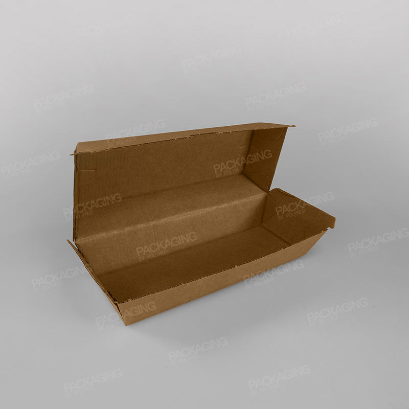 Kraft Hot Dog Box - 210x70x75mm