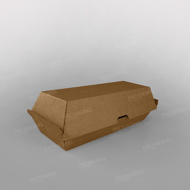 Kraft Hot Dog Box - 210x70x75mm