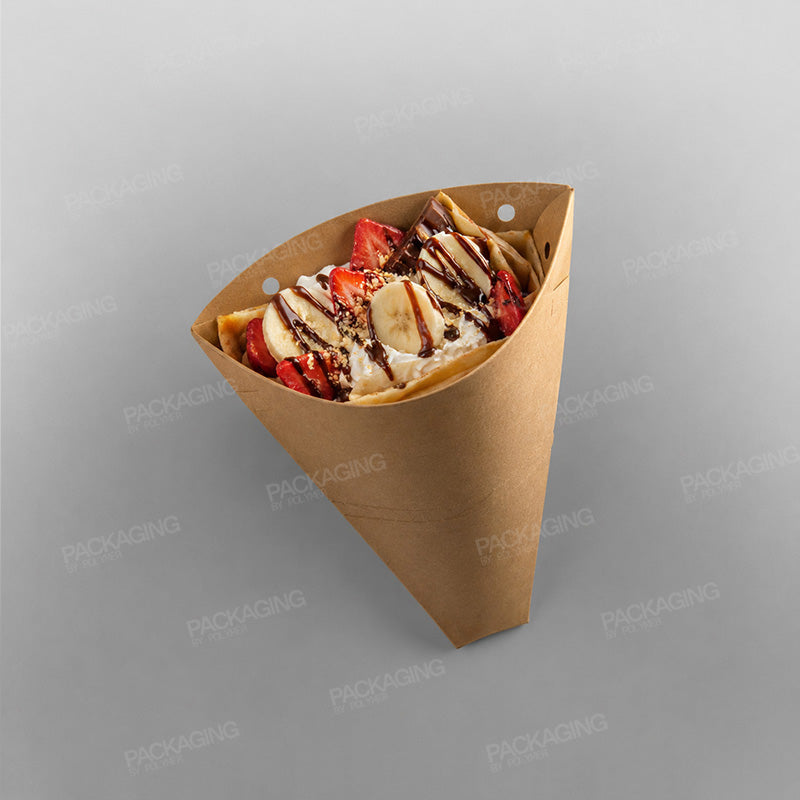 Take Away Crepe Pouch With Folding Top