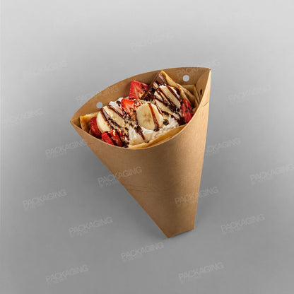 Take Away Crepe Pouch With Folding Top
