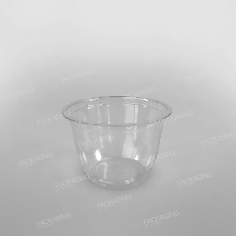 Round PET Clear Dessert Pot
