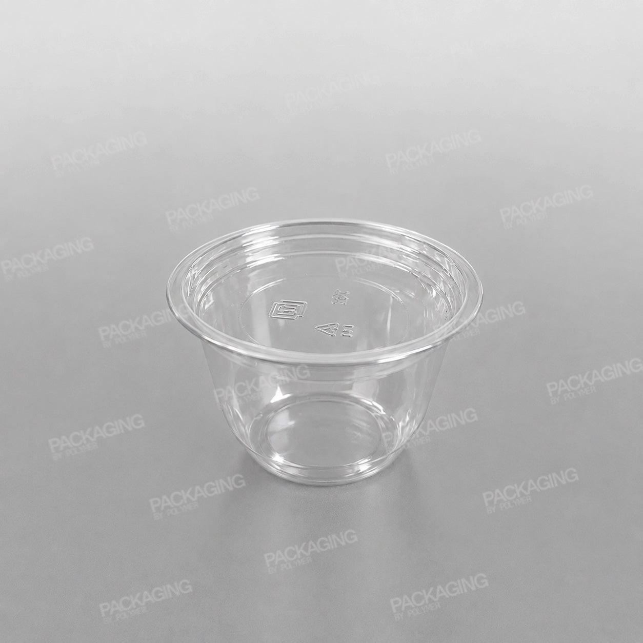 Round PET Clear Dessert Pot