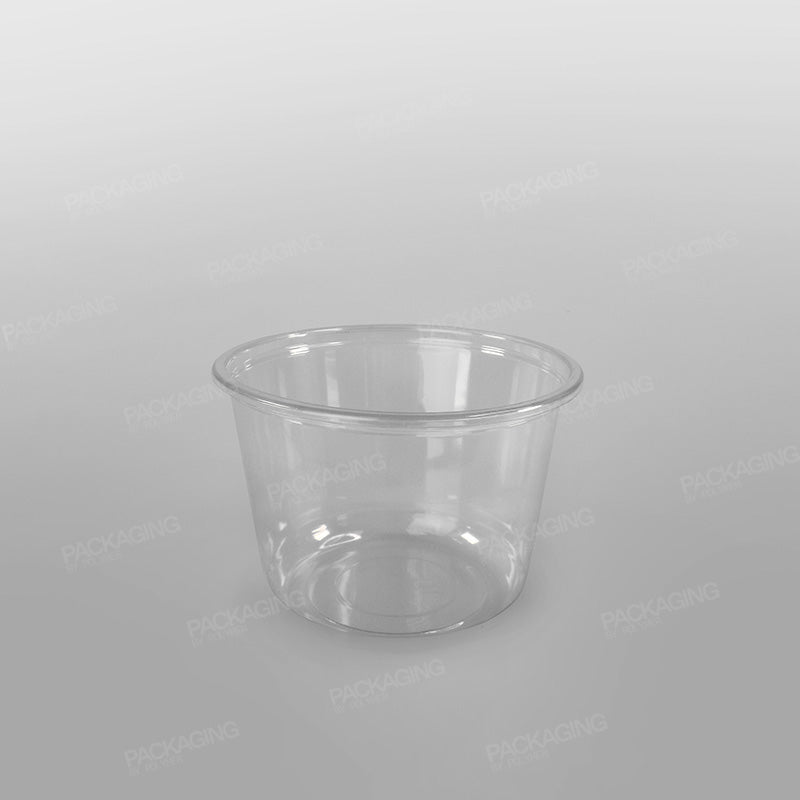 Round PET Clear Dessert Pot