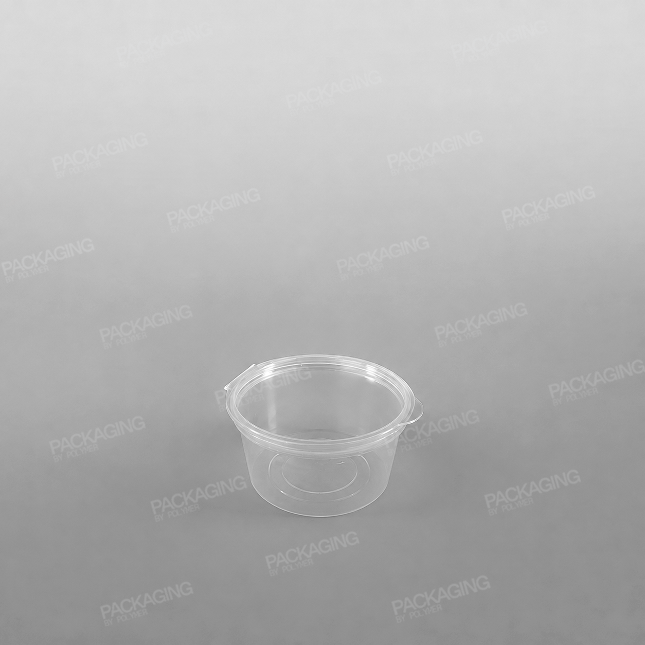 Hinged Plastic Container Round - 1oz