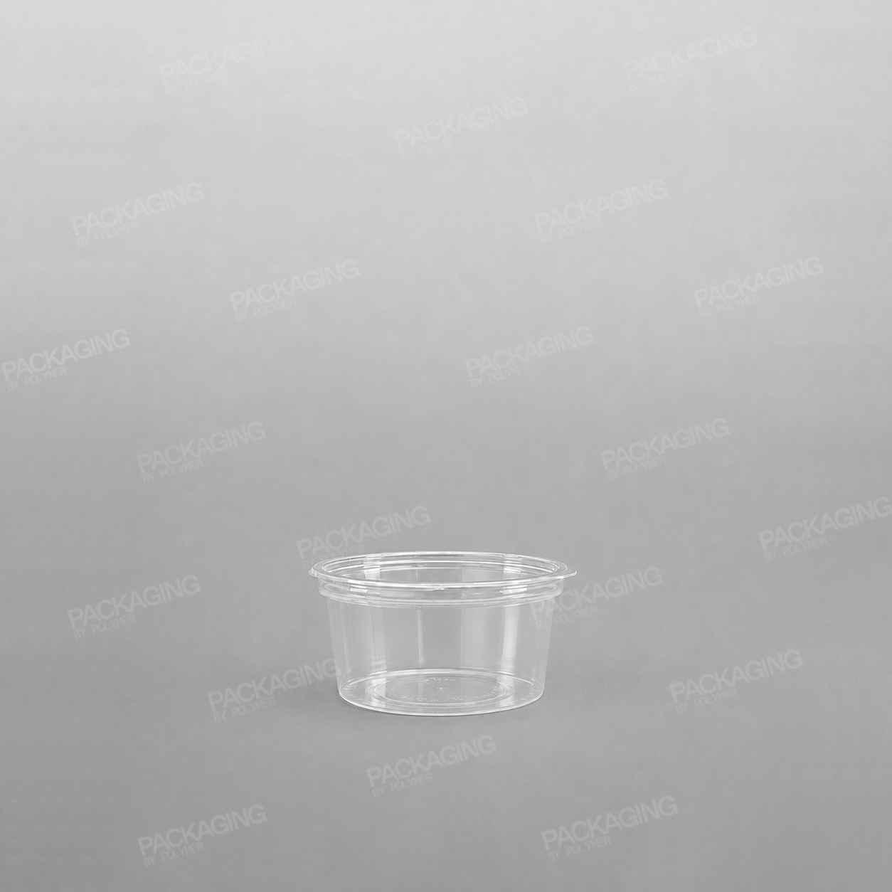 Hinged Plastic Container Round - 1oz