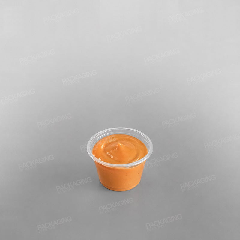 Solo Plastic Sauce Container Round