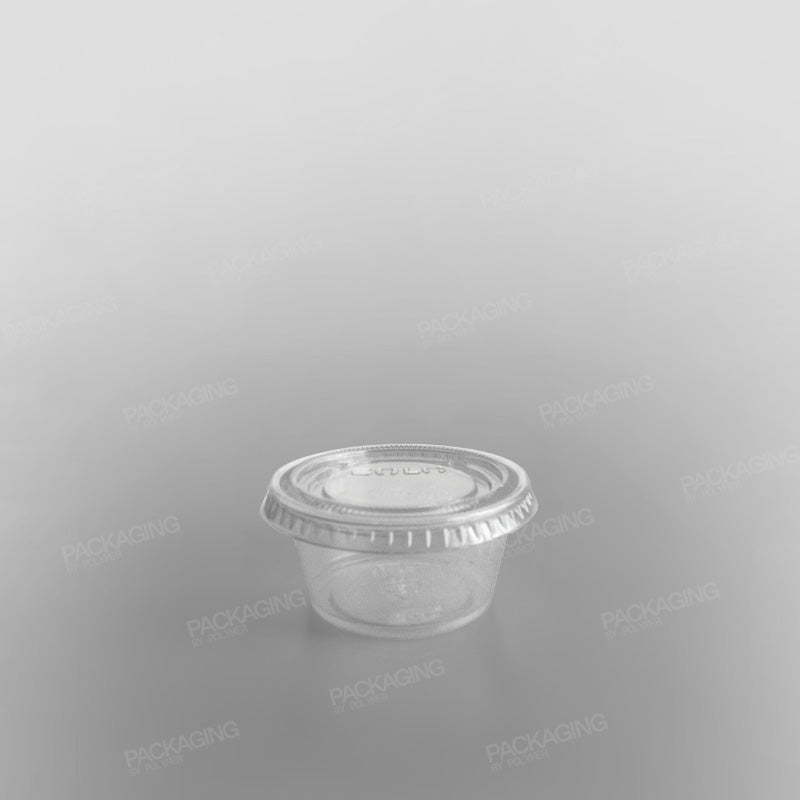 Clear Plastic Container Round [2oz]