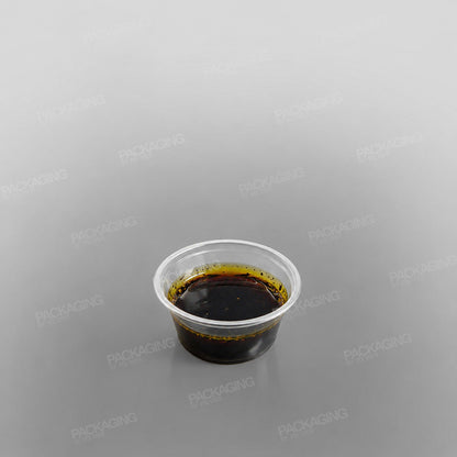 Clear Plastic Container Round [2oz]