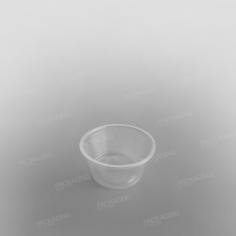 Clear Plastic Container Round [2oz]