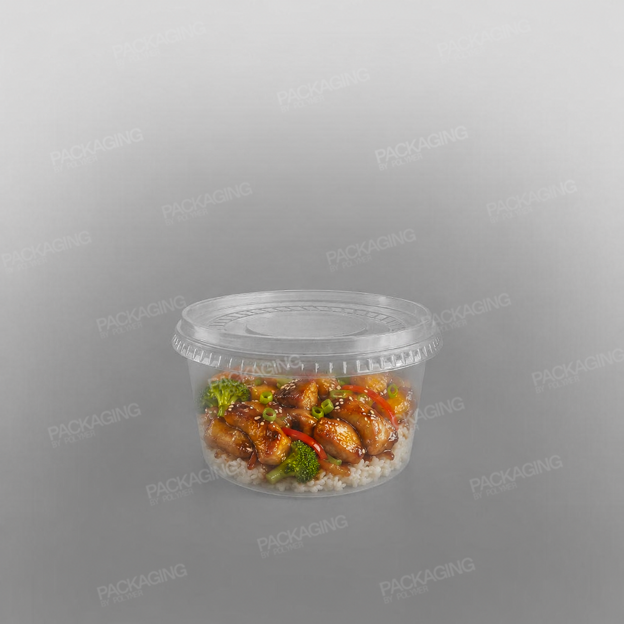Somoplast Round Microwavable Deli Container & Lid